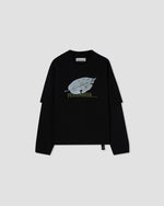 Peacemaker Leaf Double Layer Boxy Tshirt
