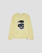 Loose Fit Crewneck Smile Print