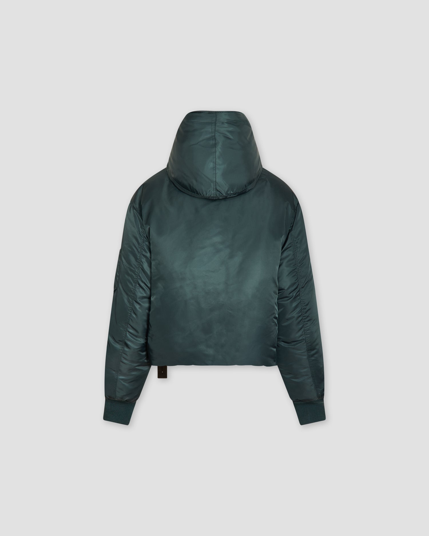 Cropped Hood Bomber