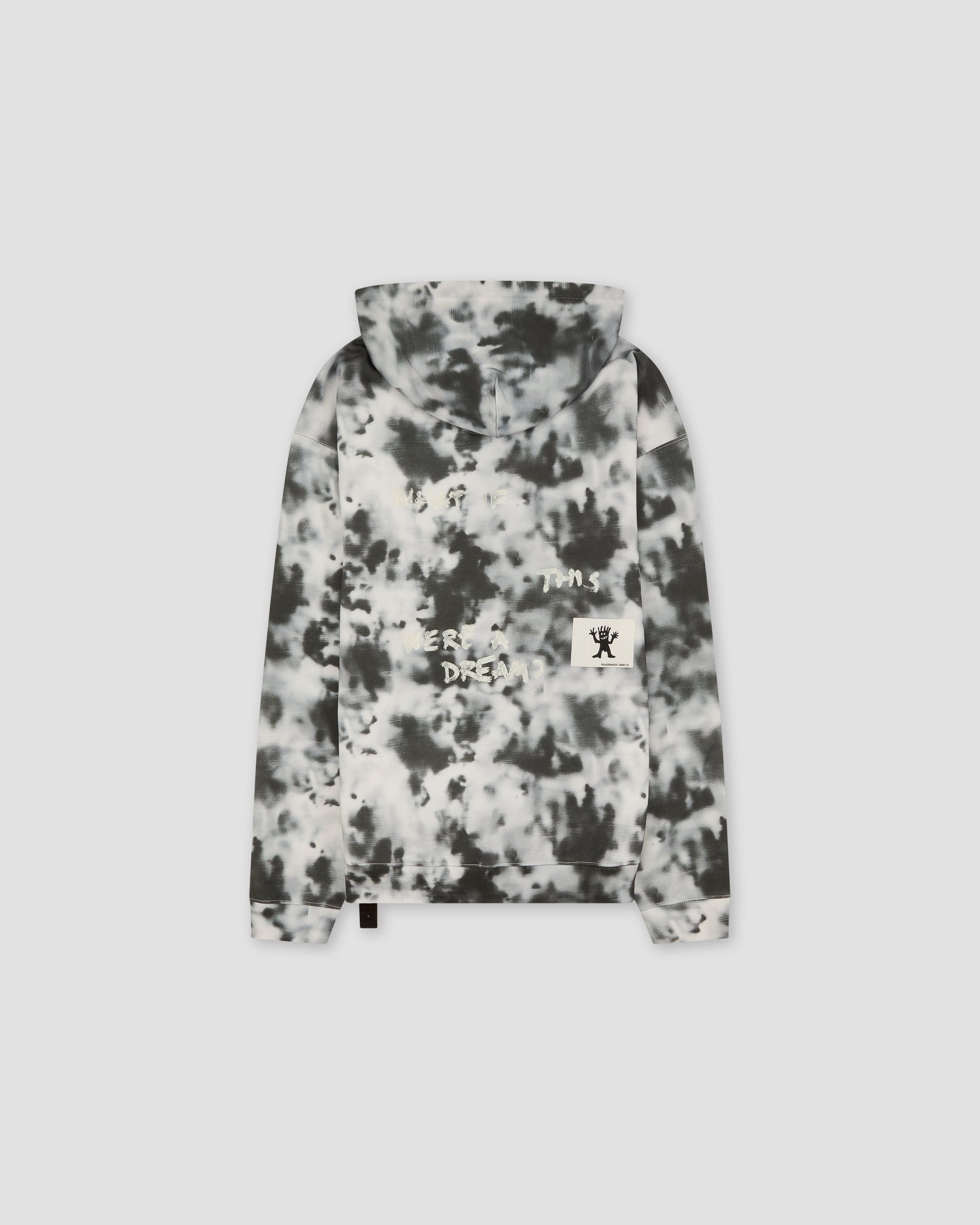 Loose Fit Hoodie Camo Print