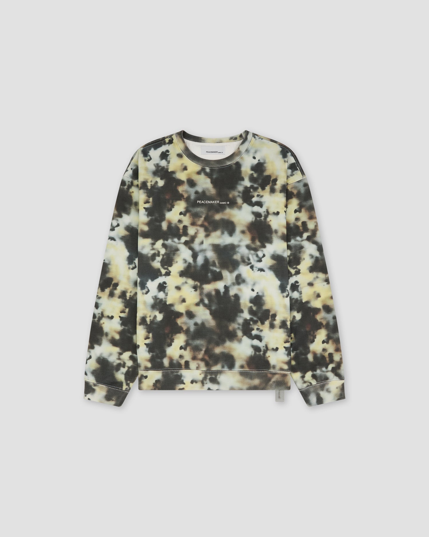 Loose Fit Crewneck Camo Print