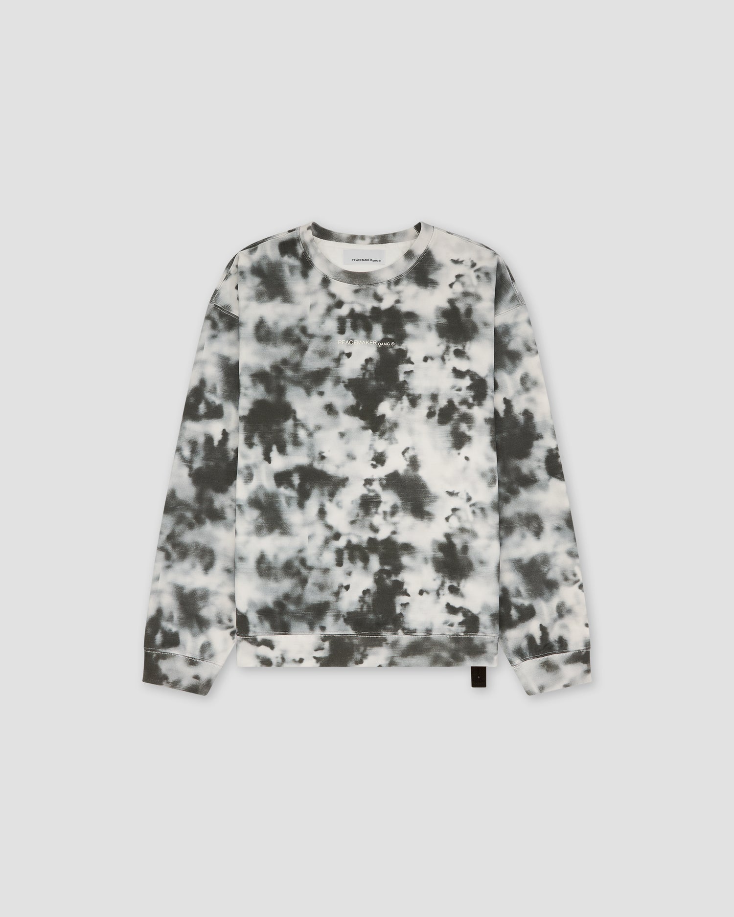 Loose Fit Crewneck Camo Print