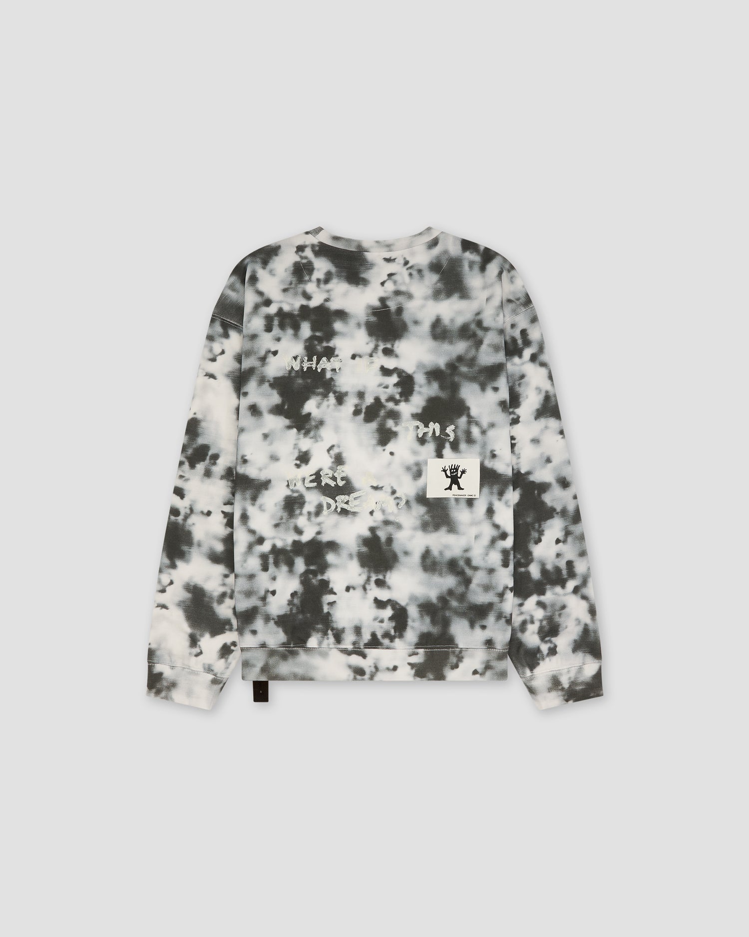 Loose Fit Crewneck Camo Print