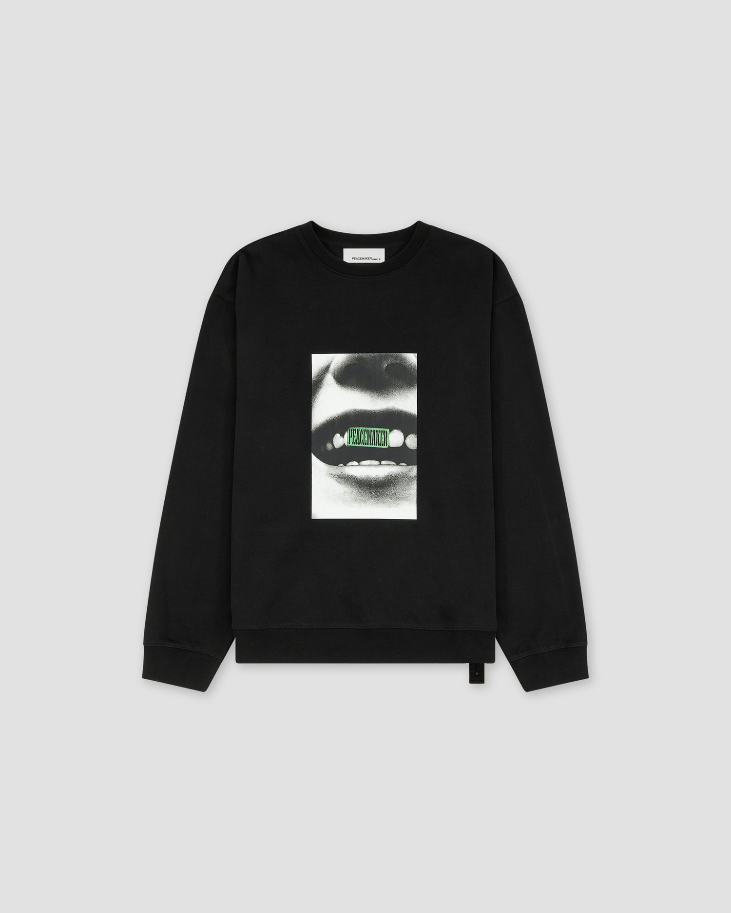 Loose Fit Crewneck Smile Print