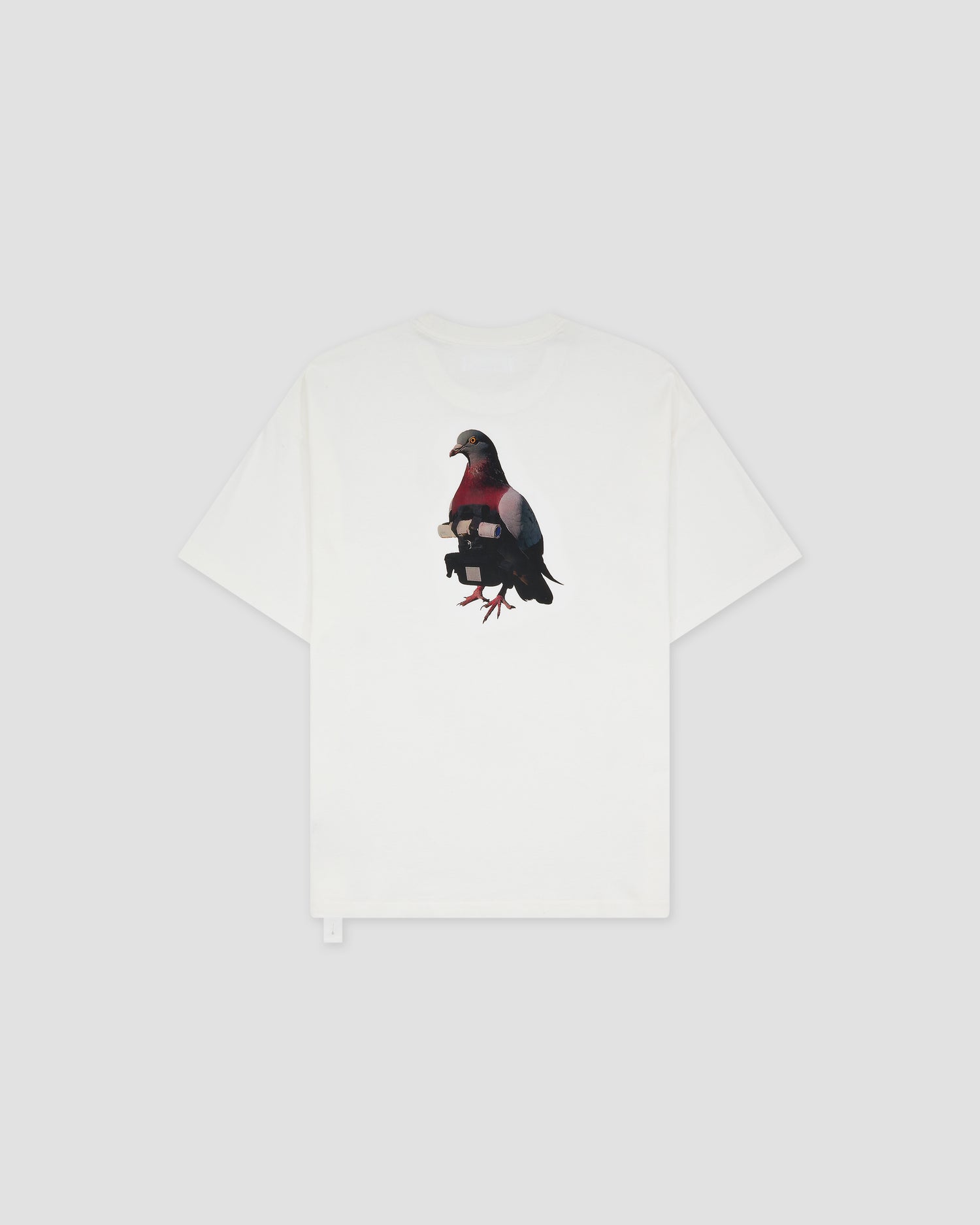 Loose Fit Tshirt Pigeon Print