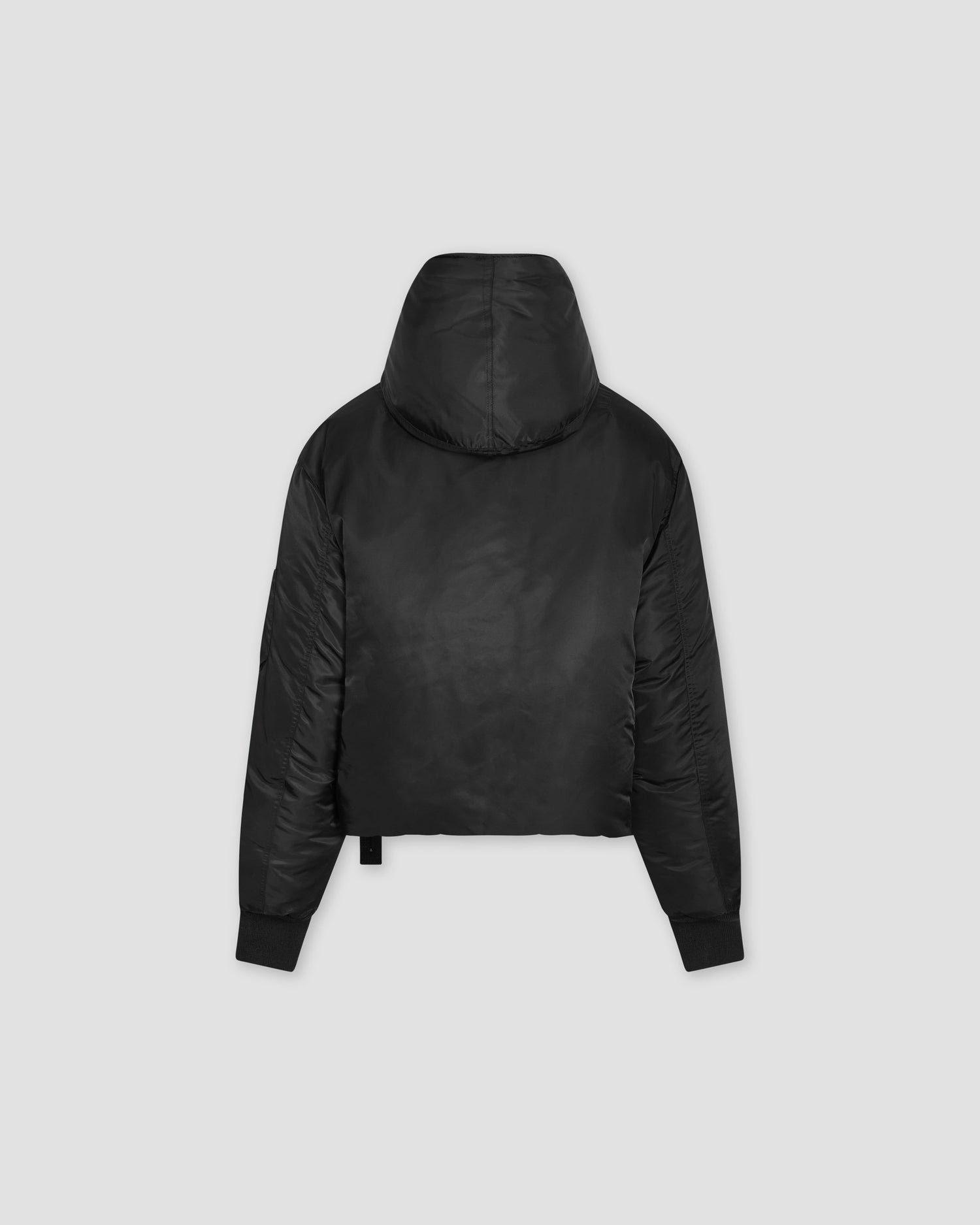 Cropped Hood Bomber